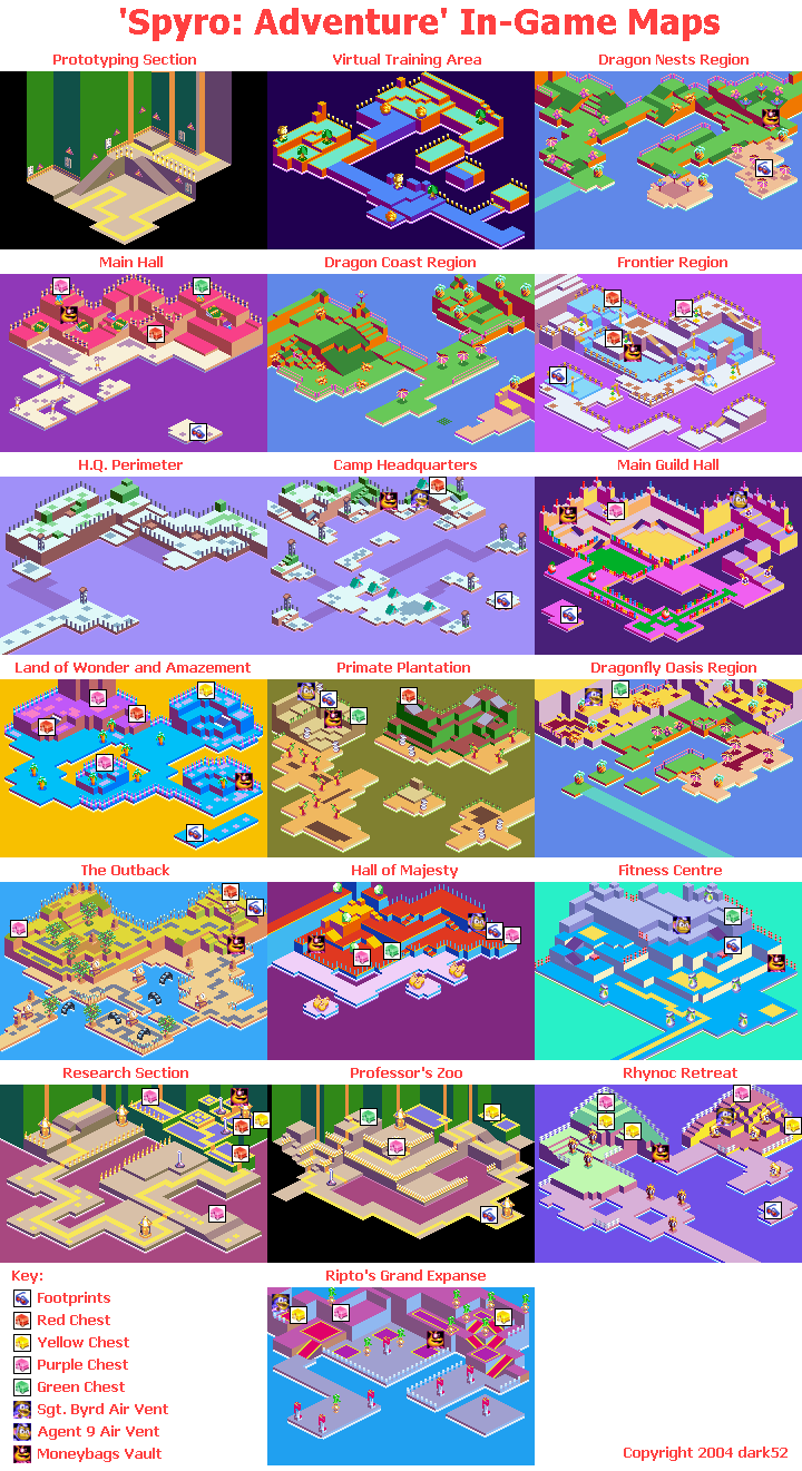 darkspyro-spyro-adventure-level-maps